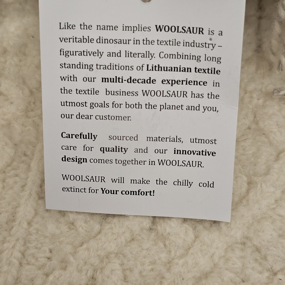 Woolsaur Plaid Supersoft Cashmere Blend Throw Blanket - Picture 4 of 5